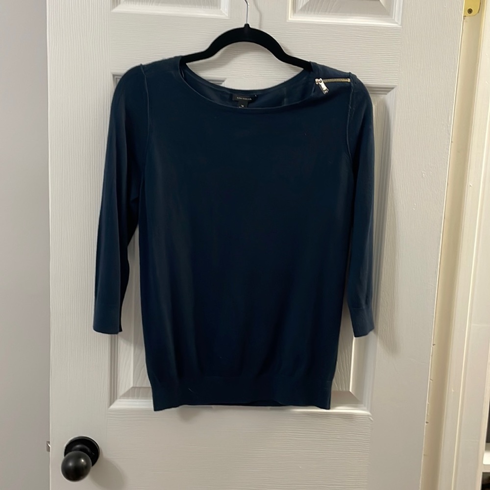 Ann Taylor Navy Top